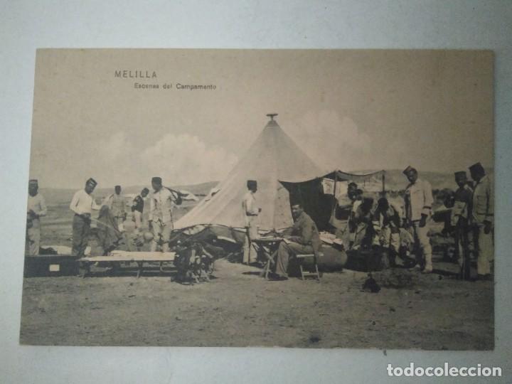 Postales: MELILLA.  ESCENAS DEL CAMPAMENTO.   SIN CIRCULAR. - Foto 1