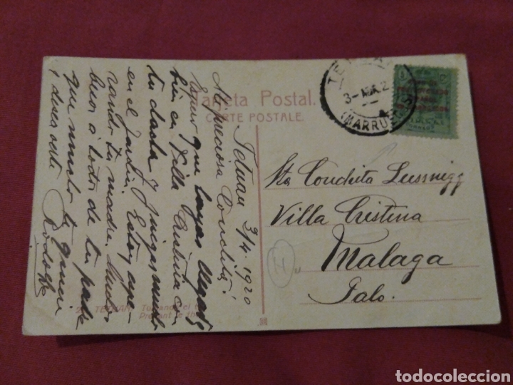 Postales: Tetu&aacute;n. Tomando el Te Protectorado espa&ntilde;ol. - Foto 2