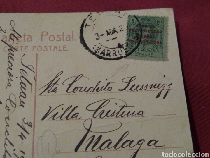 Postales: Tetu&aacute;n. Tomando el Te Protectorado espa&ntilde;ol. - Foto 3