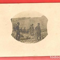 Postales: POSTAL FOTOGRAFICA EN LA GUERRA DE AFRICA, SIN FOTOGRAFO C.A. 1910. Lote 184914451