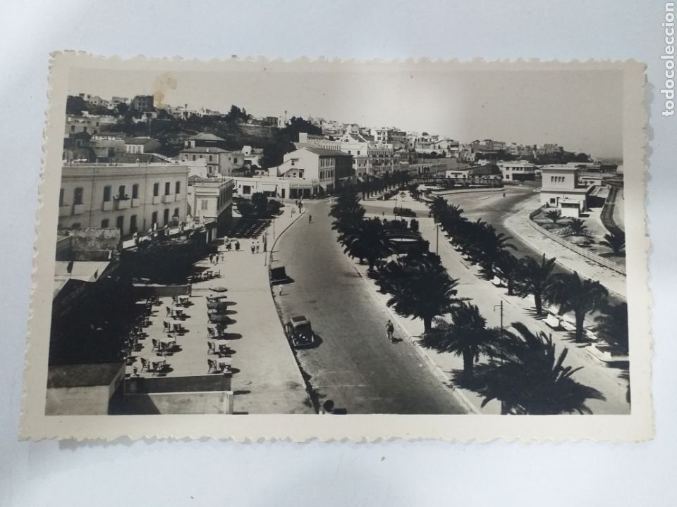 Postales: TANGER Protectorado - Avenida de Espa&ntilde;a sin circular - Foto 1