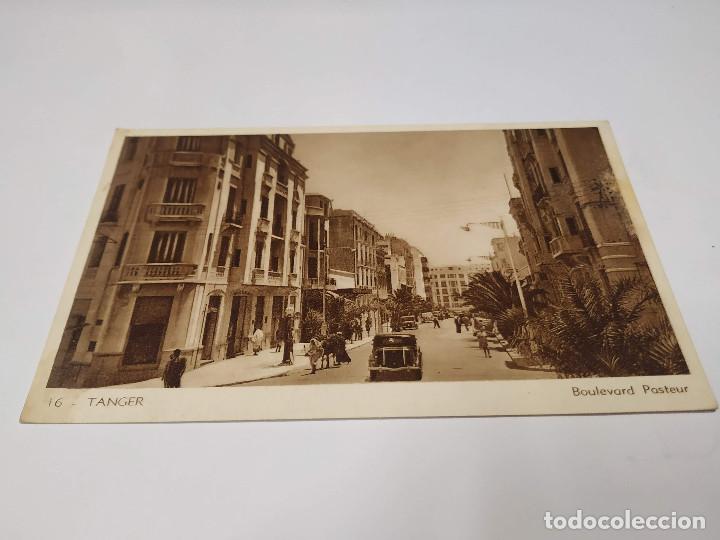 Postales: MARRUECOS - POSTAL T&Aacute;NGER - BOULEVARD PASTEUR - Foto 1