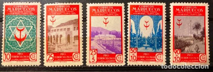 Postales: MARRUECOS, Pro tuberculosis - Foto 1