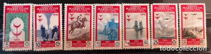 Postales: MARRUECOS, Pro tuberculosis - Foto 1