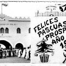 Postales: GRUPO TIRADORES IFNI Nº 1 - NAVIDAD 1963 - NO CONSTA FOTÓGRAFO - 140X90MM.