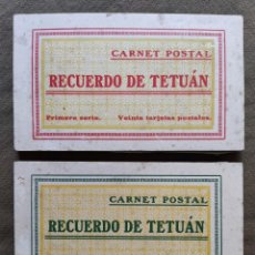 Postales: TETUAN POSTAL BLOC SERIES PROTECTORADO ESPAÑOL 1920. Lote 316214463