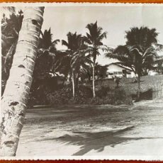 Postales: FOTOGRAFÍA DE GUINEA ECUATORIAL, SOLAR EDEL SERVICIO FORESTAL EN RIO BENITO, CASA DEL AEROGRAFO D. S