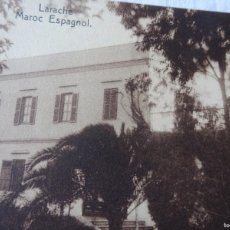 Postales: ANTIGUA POSTAL DE LARACHE, EXTERIOR VIVIENDAS, SIN USAR,PROTECTORADO ESPAÑOL MARRUECOS,1.925