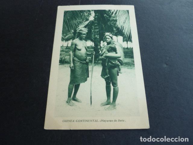 Postales: GUINEA CONTINENTAL PLAYERAS DE BATA - Foto 1