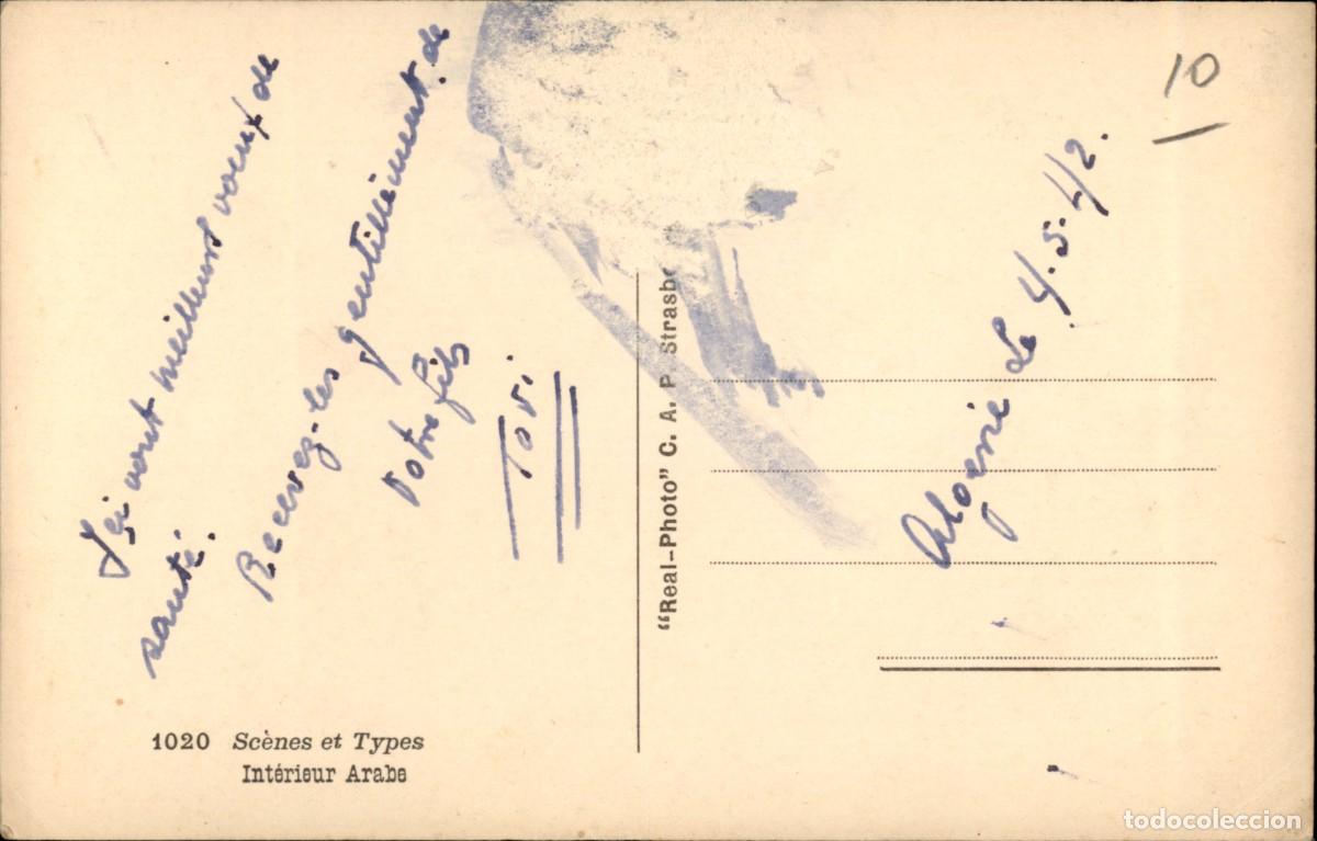 Postales: Scenes et Types 1020 - Interior arabe - Foto 2