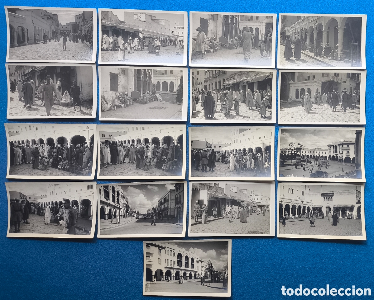 Postales: TETUAN LARACHE POSTAL FOTOGR&Aacute;FICA ANIMADA LOTE 17 FOTOGRAF&Iacute;A MARRUECOS PROTECTORADO ESPA&Ntilde;OL C. 1950