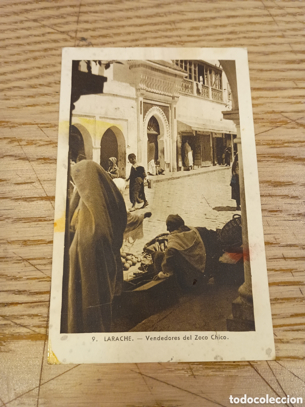 Postales: LARACHE (MARRUECOS ESPA&Ntilde;OL) - VENDEDORES DEL ZOCO CHICO - EDICIONES CARMEN CREMADES FOTO MEDIAMARCA