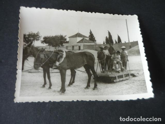 Postales: ILLESCAS TOLEDO ESCENA DE LA TRILLA ANTIGUA FOTOGRAFIA 7 X 10 CM