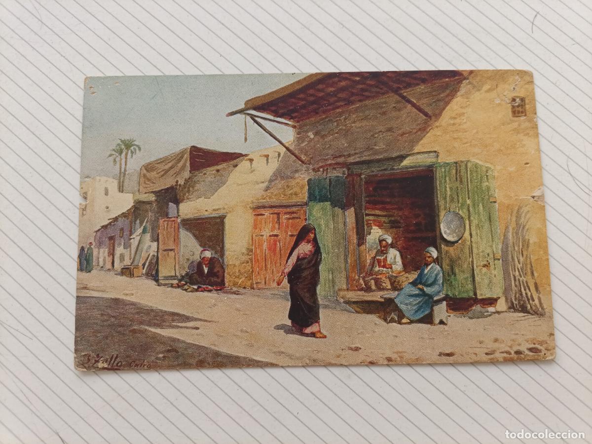 Postales: Tanger, postal antigua de ilustrador