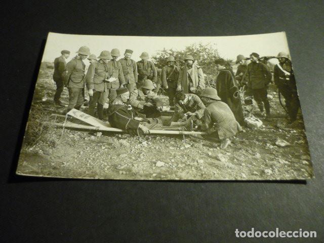Postales: GUERRA DE MARRUECOS DECADA 1910 POSTAL FOTOGRAFICA MILITARES ESPA&Ntilde;OLES POLICIAS HERIDOS