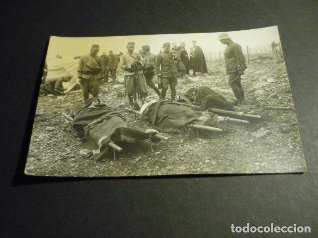 Postales: GUERRA DE MARRUECOS DECADA 1910 POSTAL FOTOGRAFICA MILITARES ESPA&Ntilde;OLES POLICIAS HERIDOS