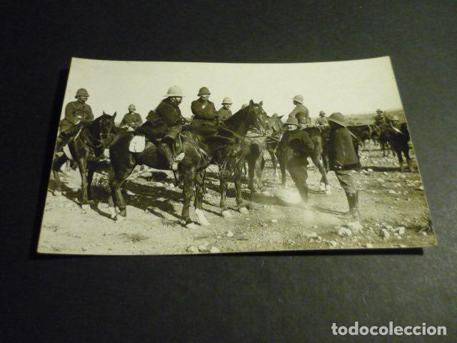 Postales: GUERRA DE MARRUECOS DECADA 1910 POSTAL FOTOGRAFICA MILITARES ESPA&Ntilde;OLES POSICION DAR BUI HAADA