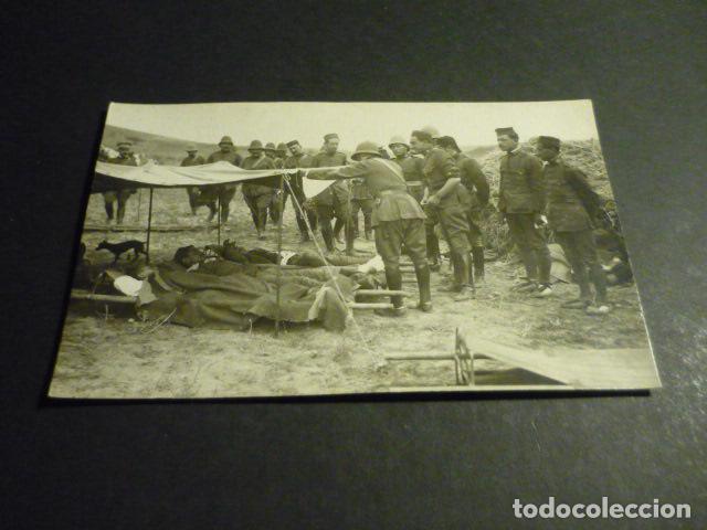 Postales: GUERRA DE MARRUECOS DECADA 1910 POSTAL FOTOGRAFICA MILITARES ESPA&Ntilde;OLES HERIDOS
