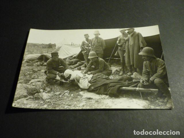 Postales: GUERRA DE MARRUECOS DECADA 1910 POSTAL FOTOGRAFICA MILITARES ESPA&Ntilde;OLES HERIDOS