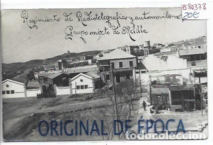 Postales: (PS-80378)POSTAL FOTOGRAFICA DEL REGIMIENTO DE RADIOTELEGRAFIA Y AUTOMOVILISMO GRUPO MIXTO MELILLA