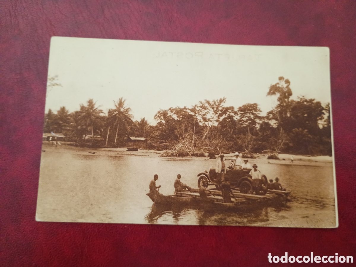Postales: GUINEA CONTINENTAL ESPA&Ntilde;OLA BALSA DE LA EXPLOTACI&Oacute;N DE IZAGUIRRE Y COMPA&Ntilde;&Iacute;A PUBLICACIONES PATRI&Oacute;TICA