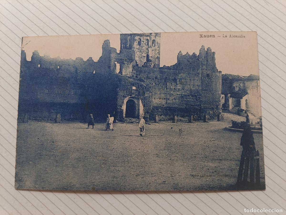 Postales: Xauen, postal escrita desde Marruecos 1927. Guerra de Marruecos