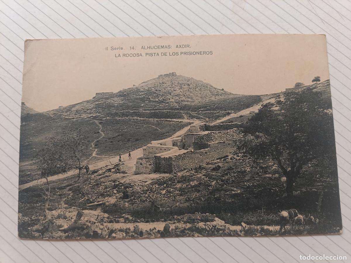 Postales: Alhucemas, Axdir. La Rocosa, postal escrita desde Marruecos 1926. Guerra de Marruecos