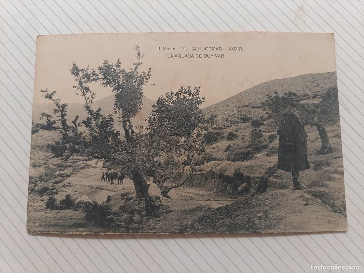 Postales: Alhucemas, Axdir. La Rocosa, postal escrita desde Marruecos 1926. Guerra de Marruecos