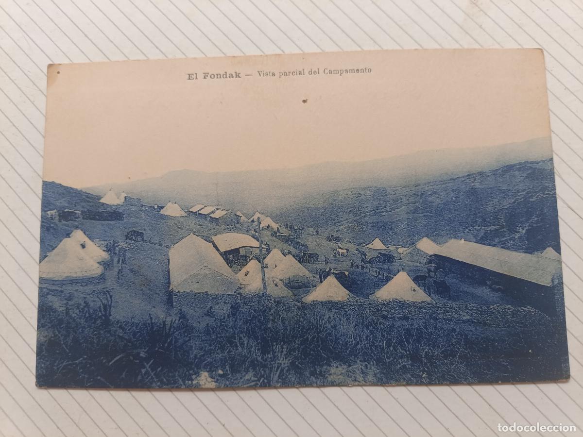 Postales: Campamento El Fondak, postal escrita desde Marruecos 1927. Guerra de Marruecos