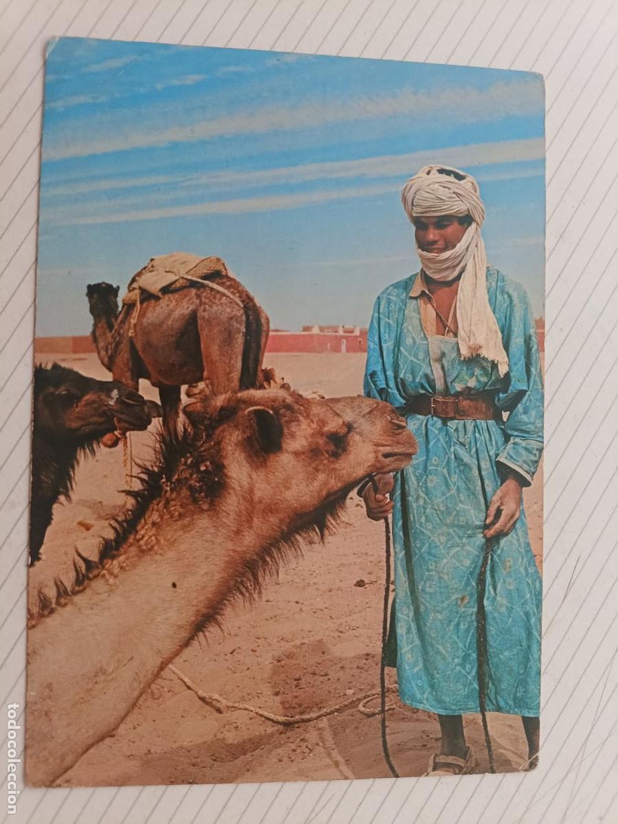 Postales: Sahara, editada en Casablanca, Marruecos