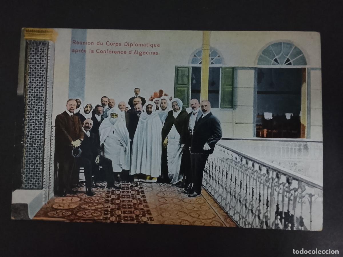 Postales: Postal R&eacute;union du Corps Diplomatique apr&egrave;sla Conf&eacute;rence d'Algeciras