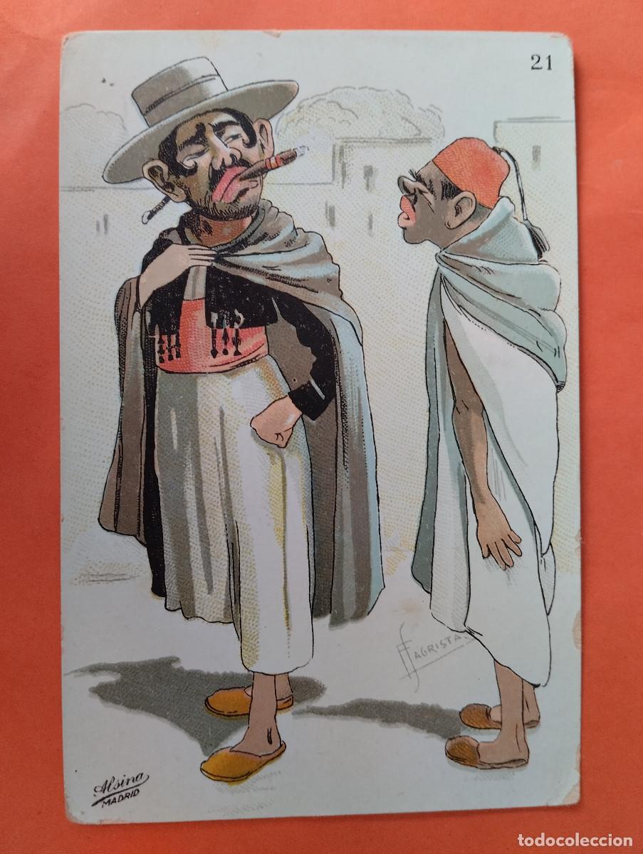 Postales: POSTAL. TIPOS MARRUECOS... ALSINA. N&ordm;10. CARICATURAS
