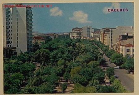 Postales: 578 - CACERES - AVDA. DE ESPA&Ntilde;A . Circulada . - Foto 1