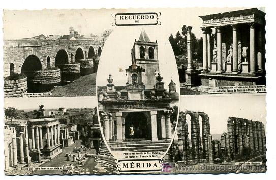 Postales: MERIDA, RECUERDO DE MERIDA,                P17740 - Foto 1