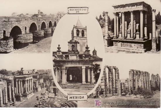 Postales: RECUERDO DE MERIDA. NO CIRCULADA. - Foto 1
