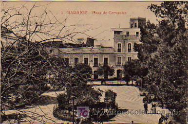 Postales: BADAJOZ. PLAZA DE CERVANTES. - Foto 1