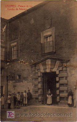 Postales: C&Aacute;CERES. PALACIO DE LOS CONDES DE ADANERO. - Foto 1
