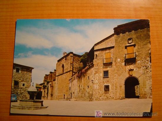 Postales: POSTAL PLASENCIA PALACIO MARQUES DE MIRABEL SIN CIRCULAR - Foto 1