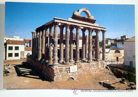 Postales: A-MERIDA.TEMPLO DE DIANA.No circulada. - Foto 1
