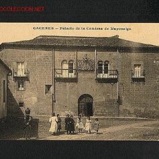 Postales: POSTAL DE CACERES: PALACIO DE LA CONDESA DE MAYORALGO (ED.MC) (ANIMADA). Lote 1846417