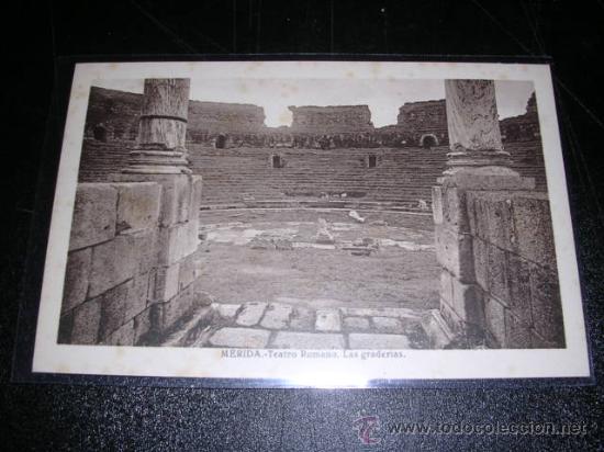 Postales: MERIDA - TEATRO ROMANO, LAS GRADERIAS - Foto 1
