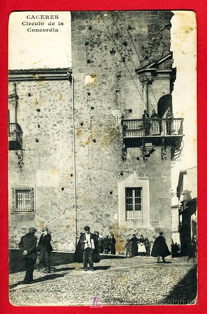 Postales: CACERES, CIRCULO DE LA CONCORDIA, P29023 - Foto 1