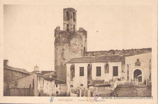 Postales: BADAJOZ.- TORRE DE ESPANTAPERRO - Foto 1