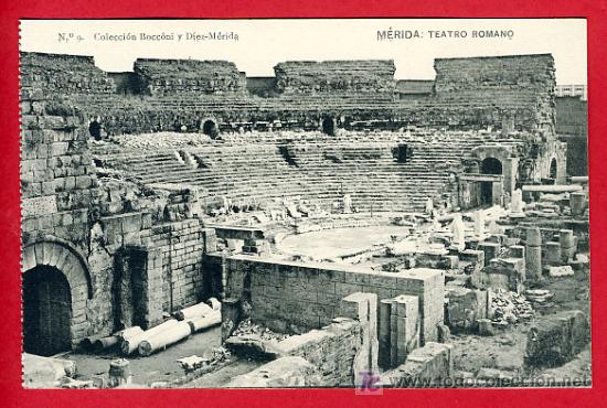 Postales: MERIDA, TEATRO ROMANO,     P40546 - Foto 1