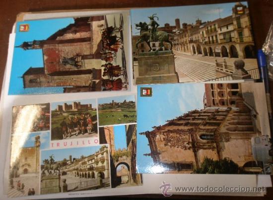 Postales: 5 postales de Trujillo, en blanco - Foto 1