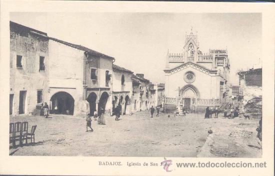 Postales: BADAJOZ.-IGLESIA DE SAN JOS&Eacute; - Foto 1