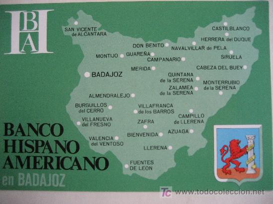 Postales: Badajoz. Banco Hispano Americano - Foto 1