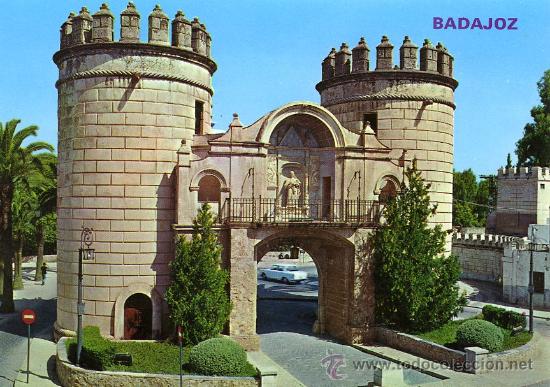 Postales: POSTAL BADAJOZ PUERTA PALMA - Foto 1