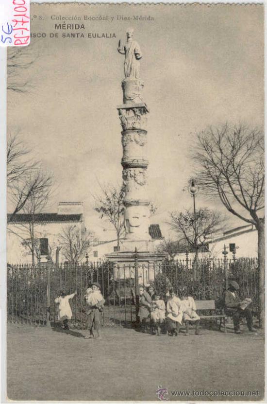 Postales: (PS-17100)POSTAL DE MERIDA-OBELISCO DE SANTA EULALIA - Foto 1