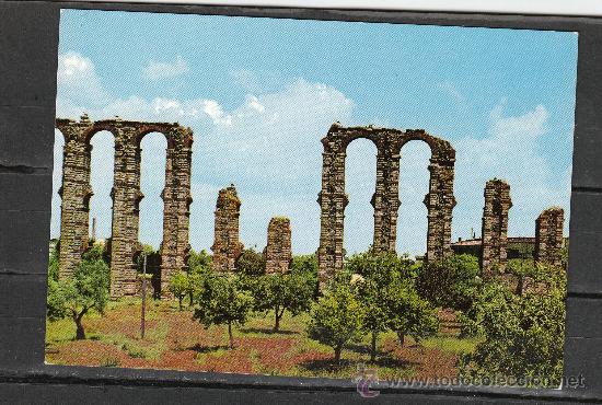 Postales: 6.- MERIDA. ACUEDUCTO ROMANO &rdquo;LOS MILAGROS&rdquo; - Foto 1